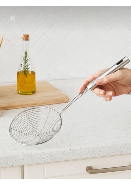 Paslanmaz ve Kararmaz Çelik Kevgir 12 cm fırsatları