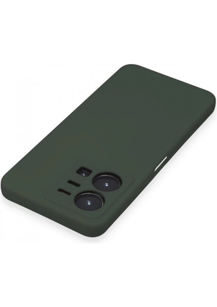 Vivo Y35 Kılıf Nano Içi Kadife Silikon - Koyu Yeşil fırsatları
