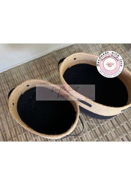 2li Jüt Oval Hasır Sepet Takımı Çok Amaçlı Düzenleyici Sepet Organizer / fiyatları