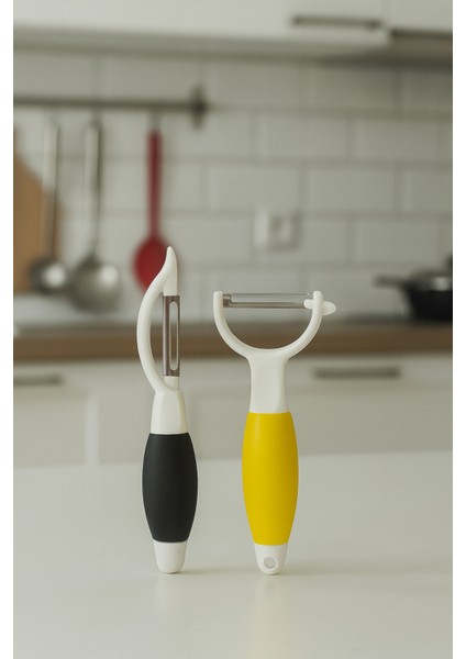 Yan ve Düz Soyacak 2'li Set