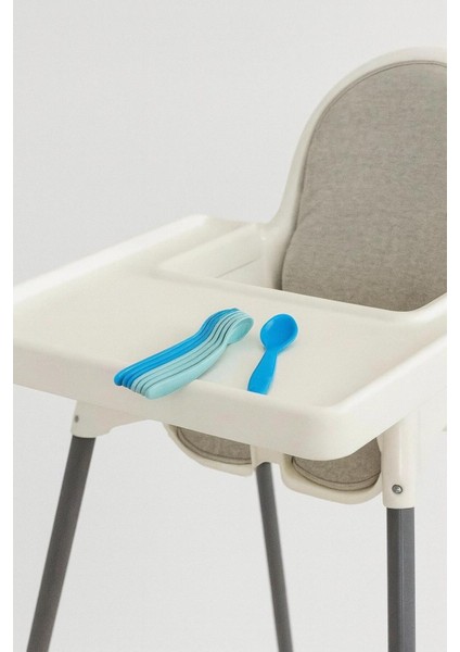 6 Lı Renkli Mama Kaşığı