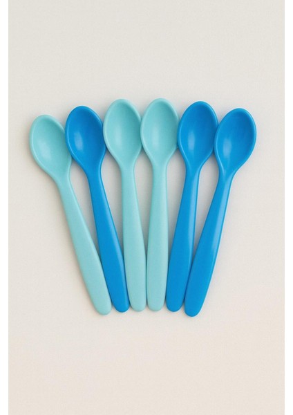 6 Lı Renkli Mama Kaşığı modelleri