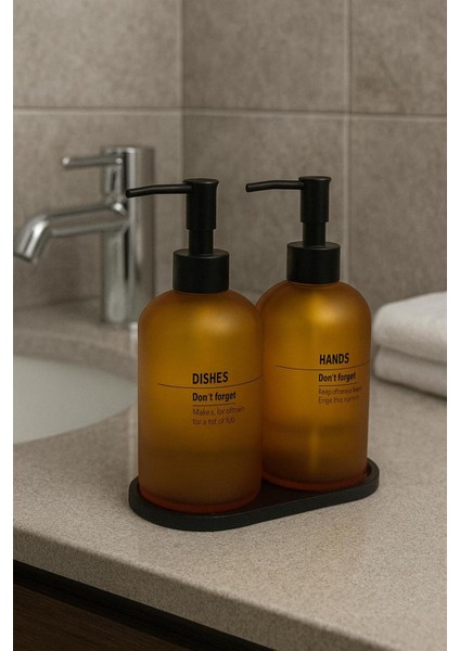 Şık Görünümlü Bambu Altlıklı 2 Li Set Sabunluk modelleri