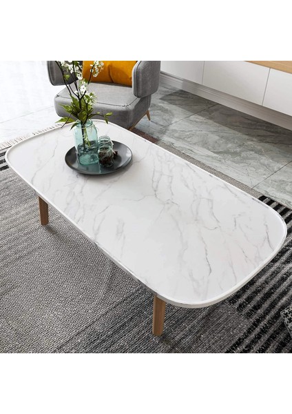 Buğz Açık Mermer Desenli Yapışkanlı Kaplama Kağıdı Büyük Boy 5 Metre