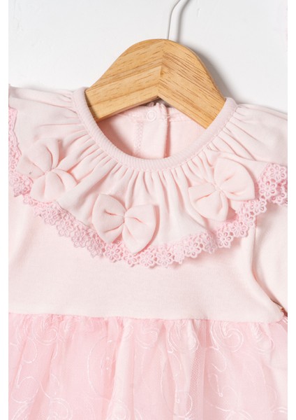 Kız Bebek Mevlütlük Elbise Bandanalı Dantelli ELB1072 fırsatları