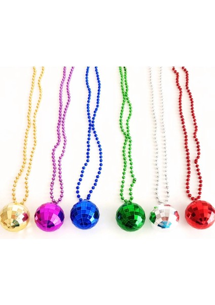 Buğz 7039LER 8039LER ve 9039LAR Temalı Disko Topu Kolye Seti 6 Adet indirimleri