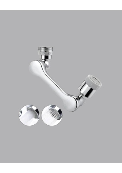 Buğz 1080° Dönebilen Musluk Başlığı Robotik Kol Havalandırıcı Çok Yönlü Su Yönlendirme fırsatları