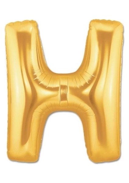 Buğz H Harf Folyo Balon Altın Renk 40 Inç