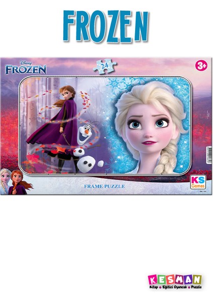 Sevimli Çizgi Film Prensesleri 4’lü Puzzle Seti – Çilek Kız, Frozen, Paw Patrol, Encanto modelleri