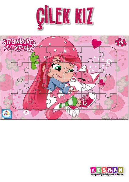 Sevimli Çizgi Film Prensesleri 4’lü Puzzle Seti – Çilek Kız, Frozen, Paw Patrol, Encanto fırsatları