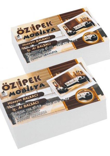 Kişiye Özel Profesyonel Kartvizit Tasarımı – Kurumsal & Şık Model