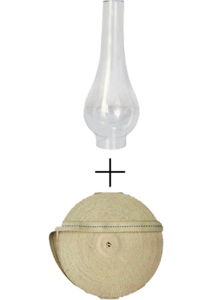 14 No Gaz Lambası Camı Çap: 5 cm ve 14 No Fitil 1 Metre