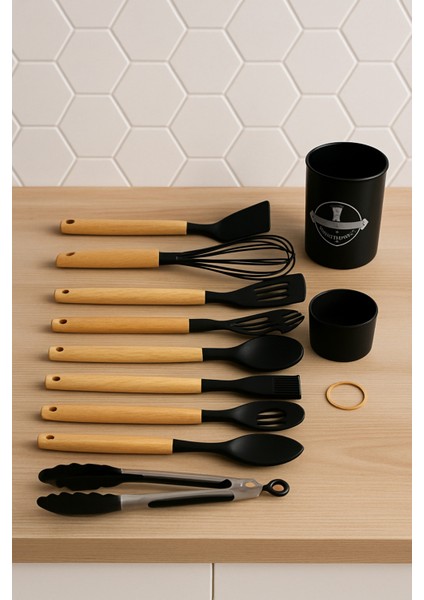 9 Parça Spatula Kepçe Kaşık Set fiyatları