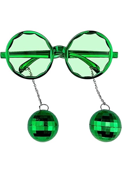 Buğz Disko Toplu Küpeli Parti Gözlüğü Yeşil Renk modelleri