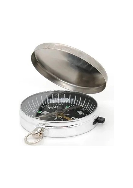 Buğz Mini Taşınabilir Kapaklı Cep Saati Model Alüminyum Iğne Kılıtlı Pusula G451 modelleri