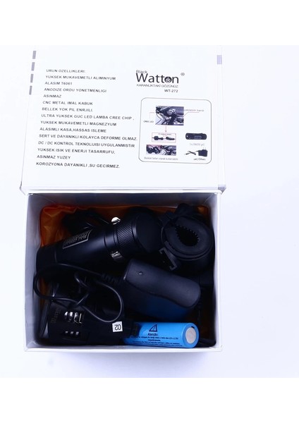 Buğz Black WT-272-PROFESYONEL Bisiklet Lambası fırsatları