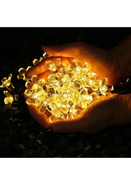 Buğz Solar 30 Ledli Çiçekli Günışığı Bahçe Aydınlatma Dekorasyon Güneş Enerjili fırsatları