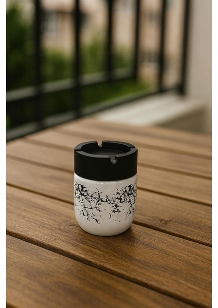 Kokusuz Küllük Cam Hazneli Yanmaz Plastik Kapaklı Ev Ofis ve Araç Içi Kül Tablası Şık Tasarım 425CC fiyatları