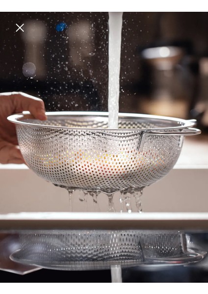 Makarna Süzgeçi 26 cm Metal Kulplu Kevgir Paslanmaz Çelik modelleri