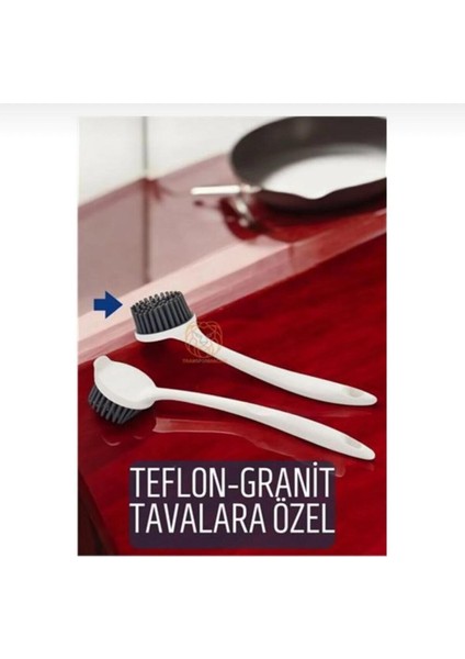 Çok Amaçlı Bulaşık Fırçası Teflon Fırçası