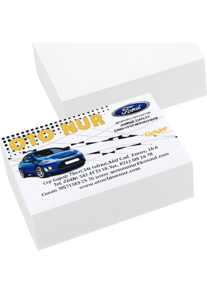 Kişiye Özel Profesyonel Kartvizit Tasarımı – Kurumsal & Şık Model