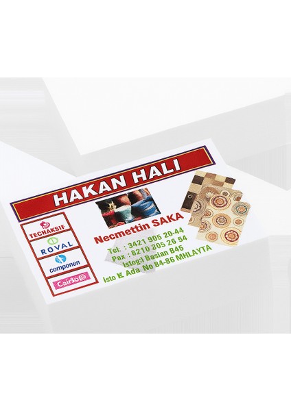 Kişiye Özel Profesyonel Kartvizit Tasarımı – Kurumsal & Şık Model