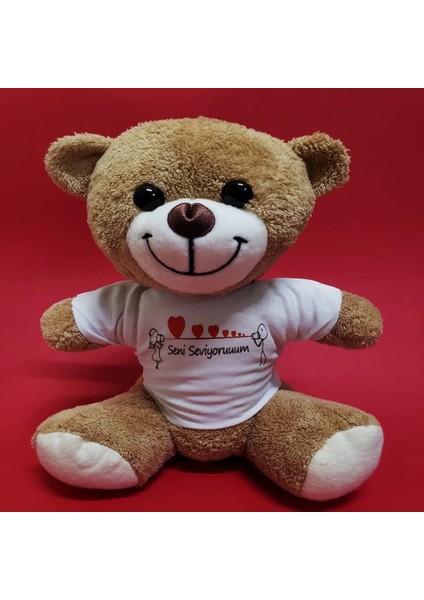 Buğz Seni Seviyorum Temalı Peluş Ayıcık
