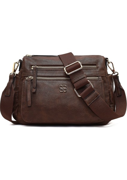 Kadın Kahverengi Uzun Askılı Çapraz Çanta 25ABD2510FT