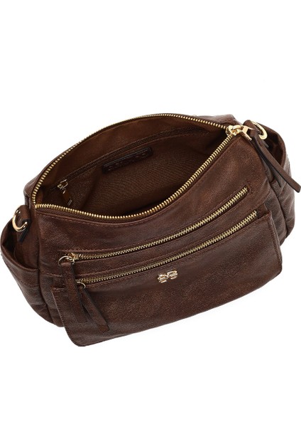 Kadın Kahverengi Uzun Askılı Çapraz Çanta 25ABD2510FT