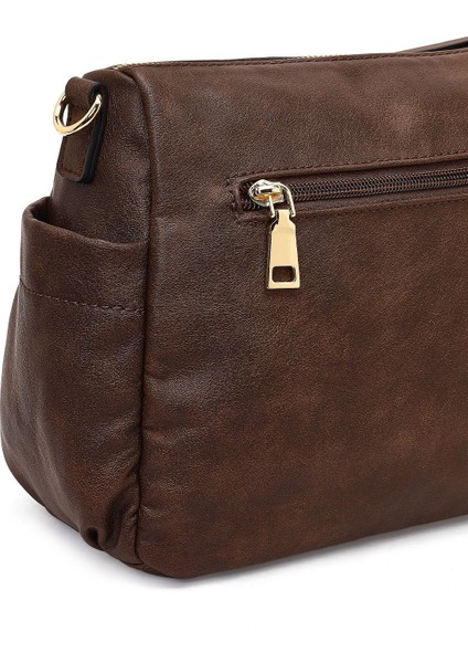 Kadın Kahverengi Uzun Askılı Çapraz Çanta 25ABD2510FT