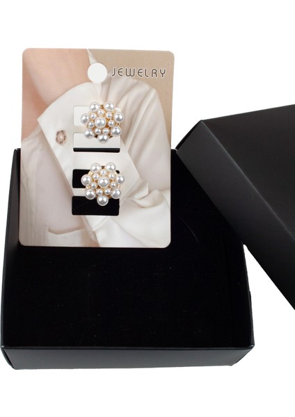 Taş Süslemeli Klips Mekanizmalı Kol Düğmesi modelleri