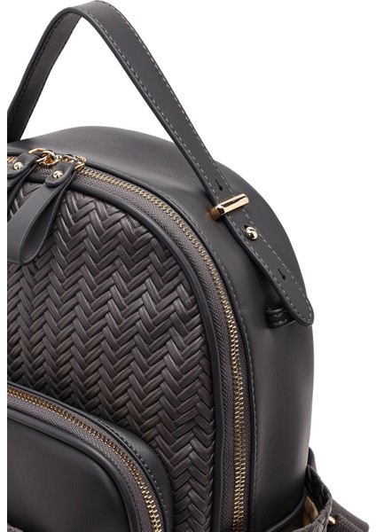 Kadın Gri Baskılı Sırt Çantası 25ABD285126