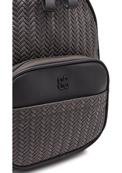 Kadın Gri Baskılı Sırt Çantası 25ABD285126