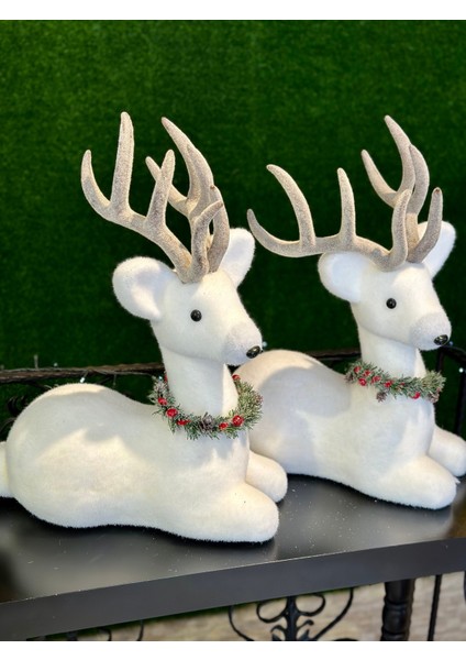 Yılbaşı Lüks Tasarım Dekoratif Geyik