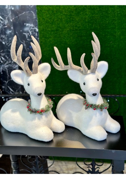 Yılbaşı Lüks Tasarım Dekoratif Geyik fiyatları