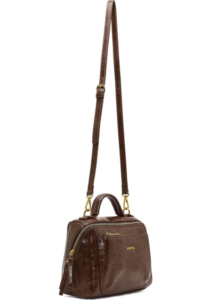 Kadın Kahverengi Uzun Askılı Çapraz Çanta 25WBD252218