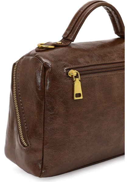 Kadın Kahverengi Uzun Askılı Çapraz Çanta 25WBD252218