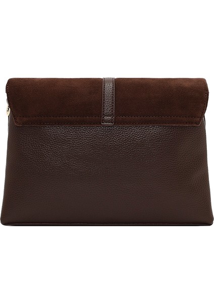 Kadın Kahverengi Uzun Askılı Süet Deri Çapraz Çanta 25WBD252610 modelleri