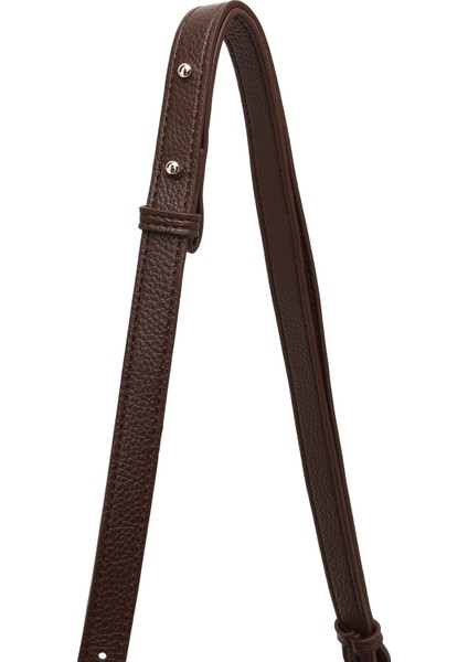 Kadın Kahverengi Uzun Askılı Süet Deri Çapraz Çanta 25WBD252610