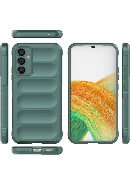 Buğz Newface Samsung Galaxy A05S Kılıf Optimum Silikon - Koyu Yeşil fiyatları