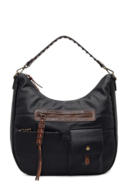 Kadın Siyah Uzun Askılı Omuz Çantası 25WBD255318 fırsatları