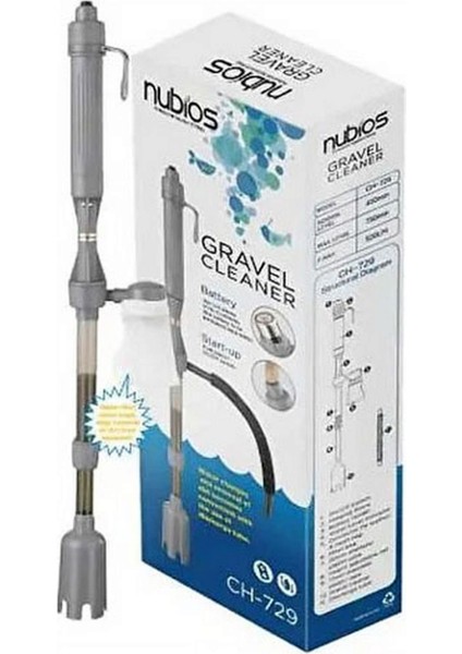 Lzrdwzrd Nubios Elektrikli Dip Süpürge Seti 45-75 cm