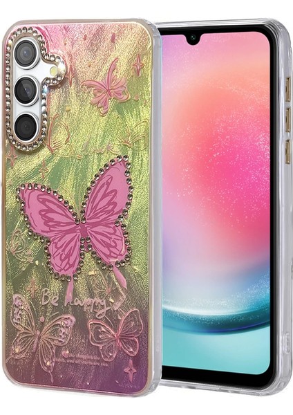 Buğz Samsung Galaxy A24 4g Kılıf Blade Aynalı Desenli Kapak - Desen 5