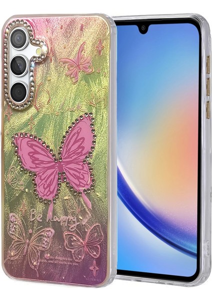 Buğz Samsung Galaxy A34 5g Kılıf Blade Aynalı Desenli Kapak - Desen 5