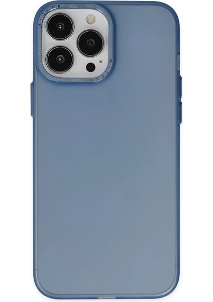 Buğz Iphone 14 Pro Kılıf Modos Metal Kapak - Lacivert