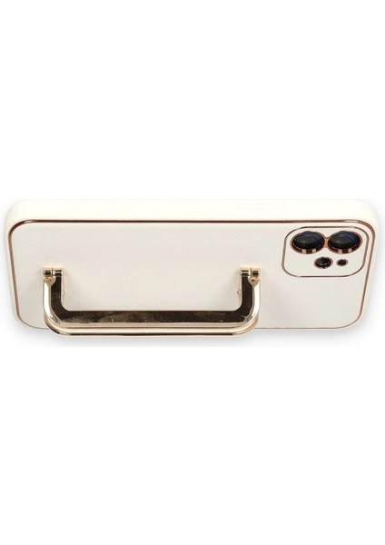 Buğz Iphone 12 Kılıf Coco Elit Kapak - Beyaz modelleri