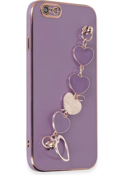 Buğz Iphone 6 Kılıf Esila Silikon - Mor