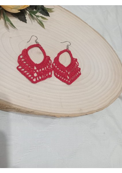 El Işi Örgü Küpe modelleri