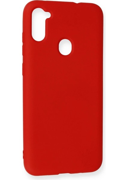 Buğz Samsung Galaxy A11 Kılıf Nano Içi Kadife Silikon - Kırmızı fiyatları
