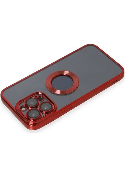 Buğz Iphone 14 Pro Kılıf Slot Silikon - Kırmızı modelleri